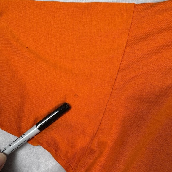 Authors Of Key West Guesthouse Jerzees T Shirt Orange Size XL Made in USA VTG* - Picture 10 of 14